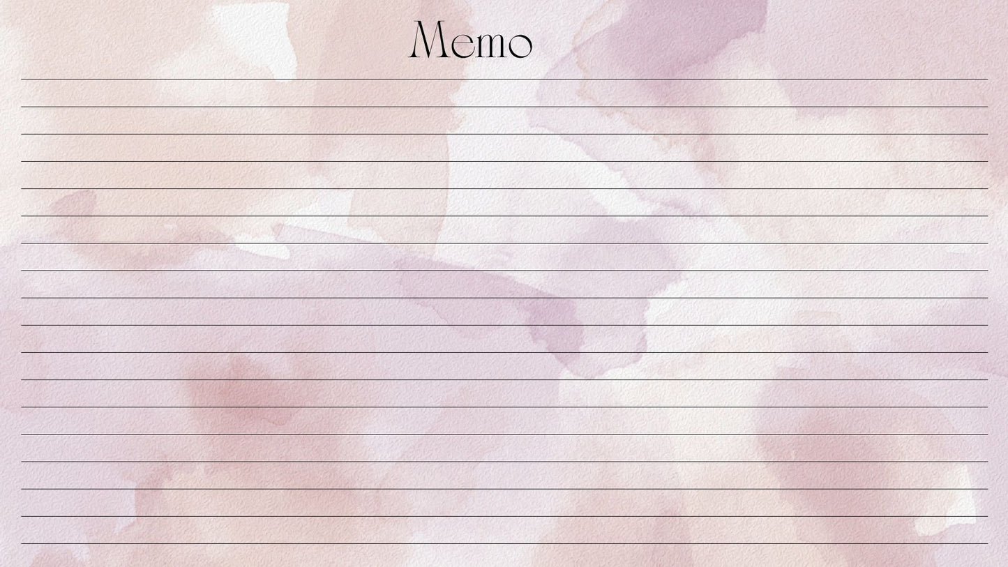 2026 Soft Watercolor Digital Calendar β Landscape PDF Planner