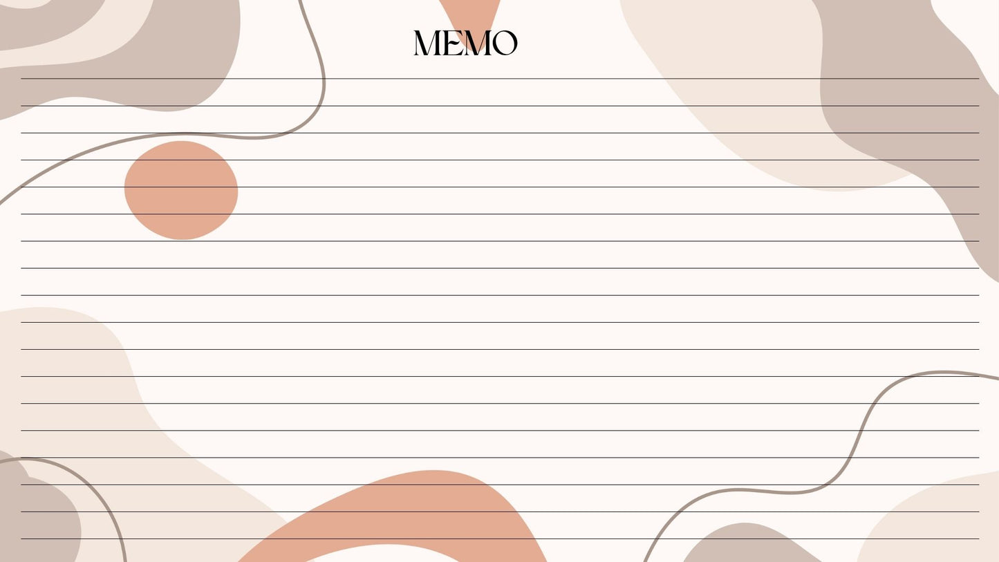 2026 Abstract Shapes Digital Calendar – Landscape Monthly PDF Planner