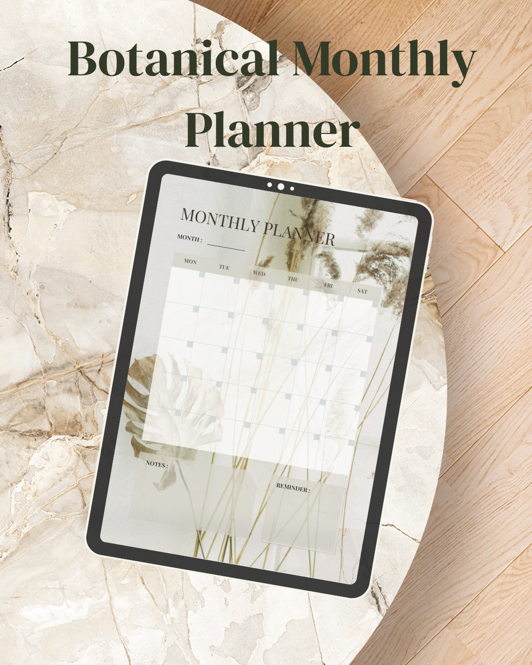 Botanical Self-Care & Productivity Bundle β 5 Aesthetic Printable Planners (PDF+PNG)