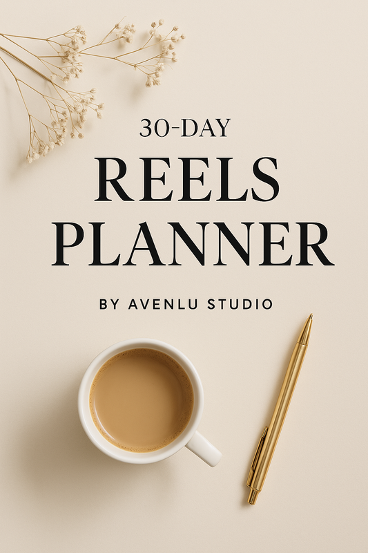 ✨ 30-Day Reels Planner – Plan, Create & Shine
