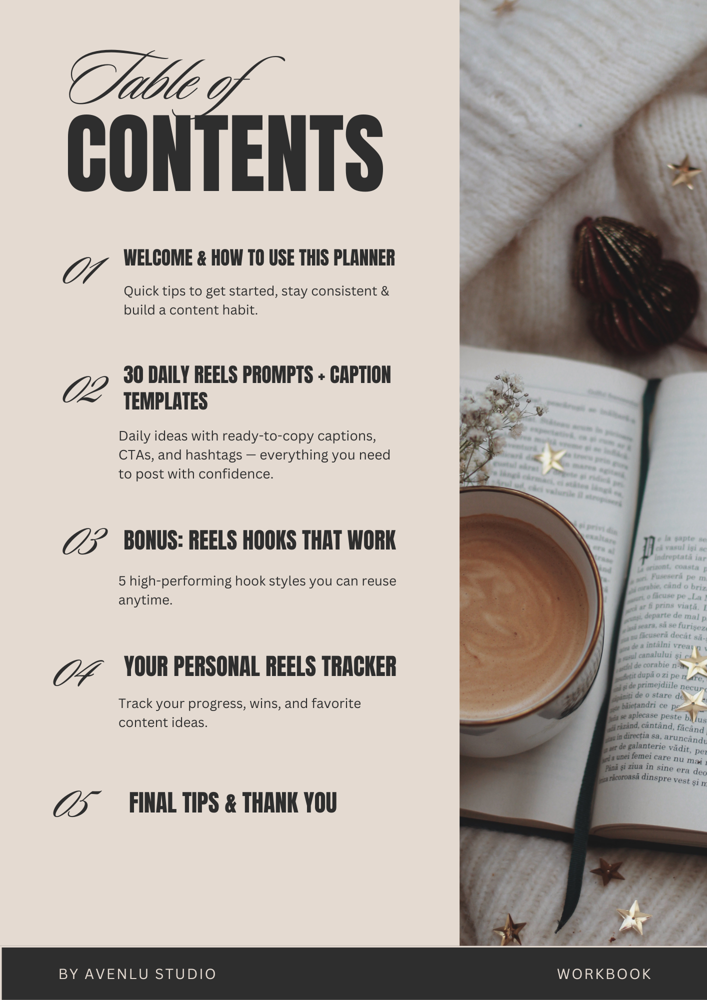 ✨ 30-Day Reels Planner – Plan, Create & Shine