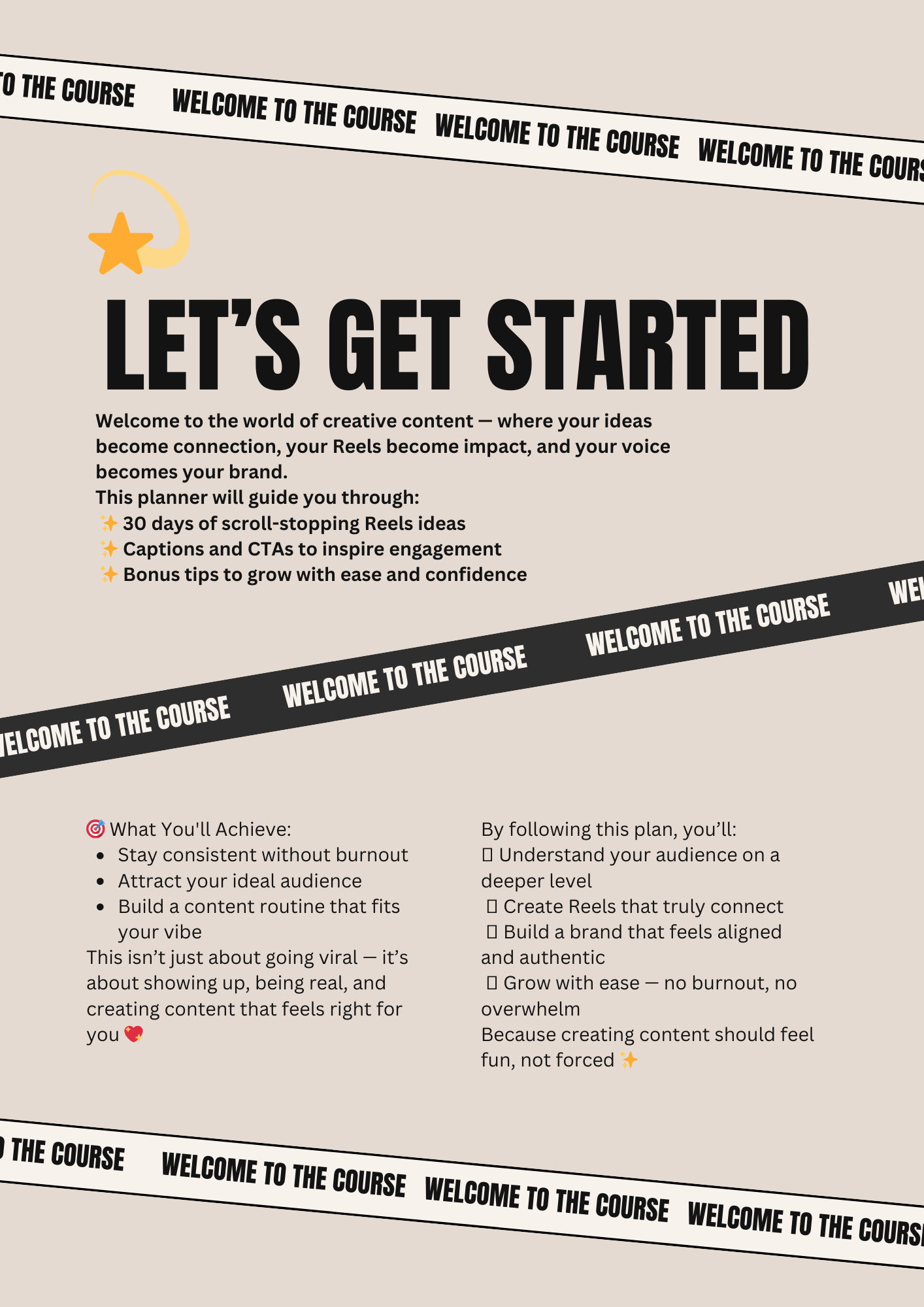 ✨ 30-Day Reels Planner – Plan, Create & Shine