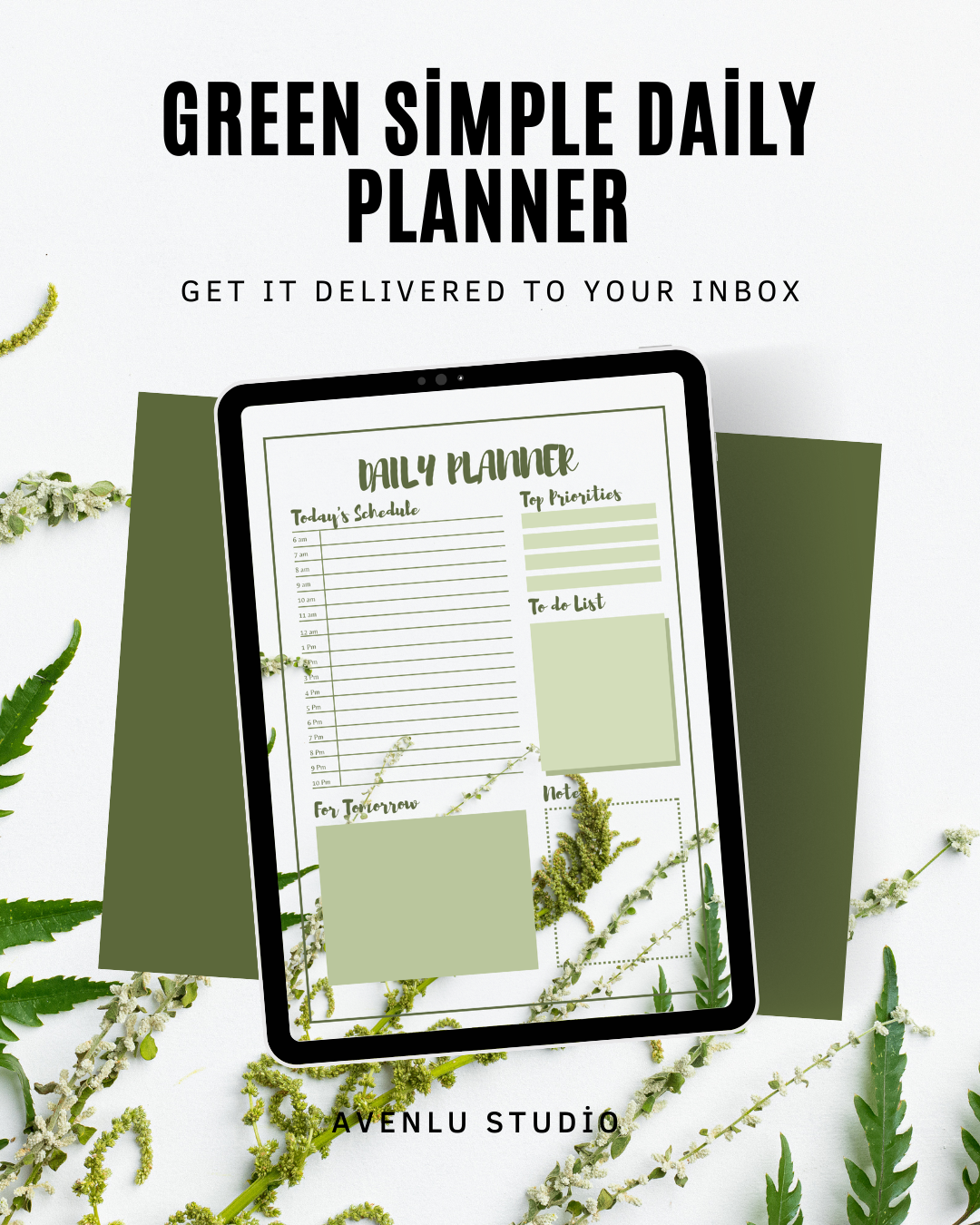 Botanical Daily Focus Sheet